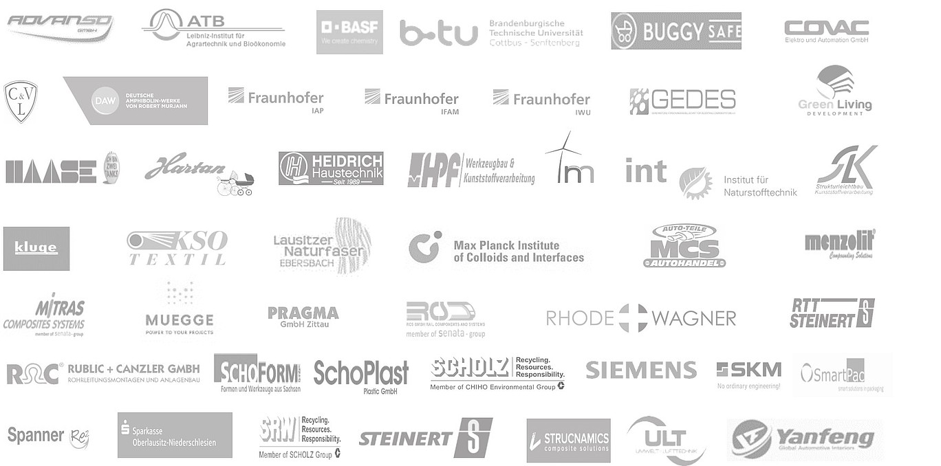 Logos der Partnerunternehmen und Partnerinstitutionen von LaNDER³
