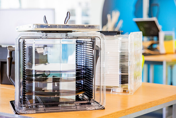 Versuchsaufbau im DLR_School_Lab der Hochschule Zittau/Görlitz.