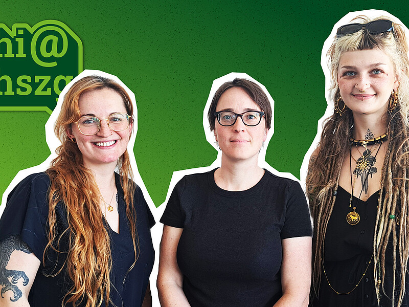 Podcast-Cover zum Thema Heilpädagogik studieren mit Victoria Hohlfeld, Dr.in Anne Goldbach und Studentin Anna